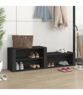 Shoe Cabinet Black 150x35x45 cm Engineered Wood