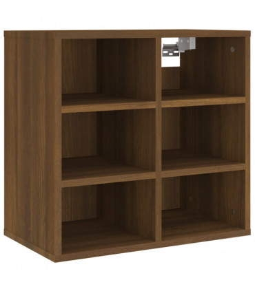 Shoe Cabinet Brown Oak 52.5x30x50 cm