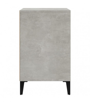 Shoe Cabinet Concrete Grey 102x36x60 cm Engineered Wood