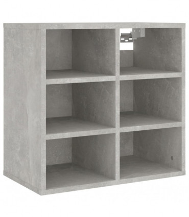 Shoe Cabinet Concrete Grey 52.5x30x50 cm