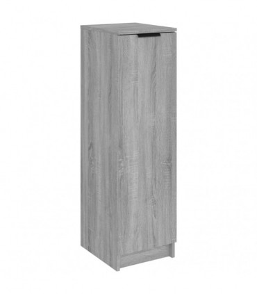 Shoe Cabinet Grey Sonoma 30x35x100 cm Engineered Wood