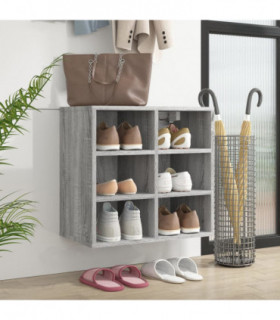 Shoe Cabinet Grey Sonoma 52.5x30x50 cm
