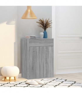 Shoe Cabinet Grey Sonoma 60x35x84 cm Engineered Wood
