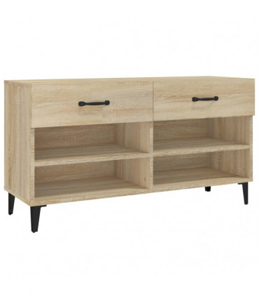 Shoe Cabinet Sonoma Oak 102x35x55 cm Engineered Wood