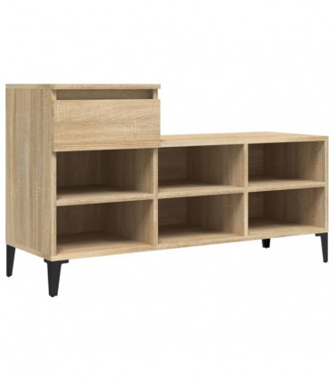 Shoe Cabinet Sonoma Oak 102x36x60 cm Engineered Wood