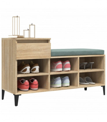 Shoe Cabinet Sonoma Oak 102x36x60 cm Engineered Wood