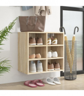 Shoe Cabinet Sonoma Oak 52.5x30x50 cm