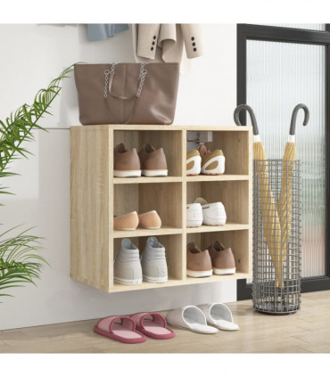 Shoe Cabinet Sonoma Oak 52.5x30x50 cm