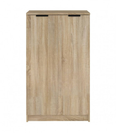 Shoe Cabinet Sonoma Oak 59x35x100 cm Engineered Wood