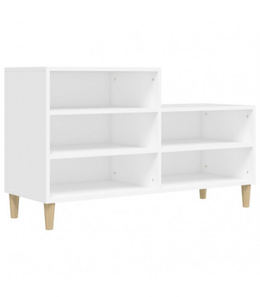 Shoe Cabinet White 102x36x60 cm Engineered Wood