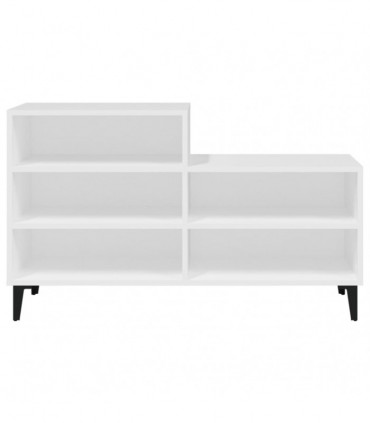 Shoe Cabinet White 102x36x60 cm Engineered Wood