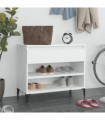Shoe Cabinet White 70x36x60 cm Engineered Wood