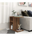 Side Table Brown Oak 50x30x50 cm Engineered Wood