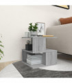 Side Table Grey Sonoma 40x40x40 cm Engineered Wood