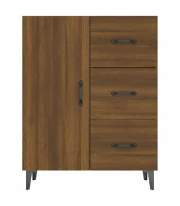 Sideboard Brown Oak 69.5x34x90 cm Engineered Wood