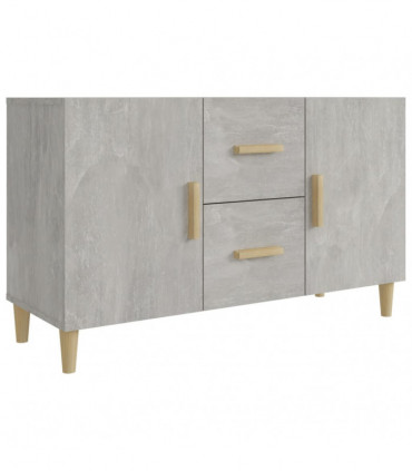 Sideboard Concrete Grey 100x36x60 cm Engineered Wood