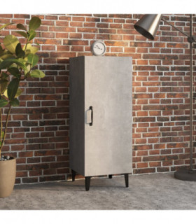 Sideboard Concrete Grey 34.5x34x90 cm Engineered Wood
