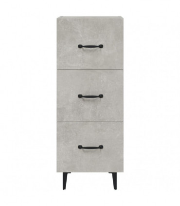 Sideboard Concrete Grey 34.5x34x90 cm Engineered Wood