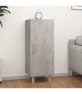 Sideboard Concrete Grey 34.5x34x90 cm Engineered Wood