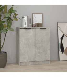Sideboard Concrete Grey 60x30x70 cm Engineered Wood