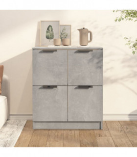 Sideboard Concrete Grey 60x30x70 cm Engineered Wood