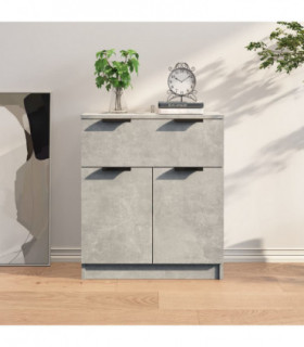 Sideboard Concrete Grey 60x30x70 cm Engineered Wood