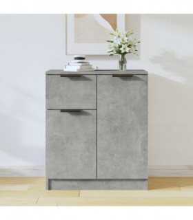 Sideboard Concrete Grey 60x30x70 cm Engineered Wood