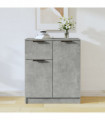 Sideboard Concrete Grey 60x30x70 cm Engineered Wood