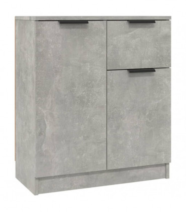 Sideboard Concrete Grey 60x30x70 cm Engineered Wood