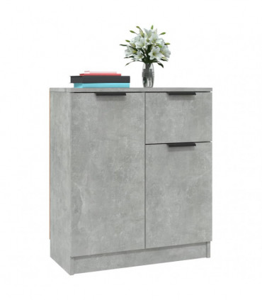 Sideboard Concrete Grey 60x30x70 cm Engineered Wood