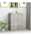 Sideboard Concrete Grey 60x30x75 cm Engineered Wood