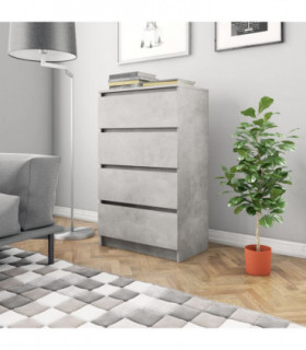 Sideboard Concrete Grey 60x35x98.5 cm Engineered Wood