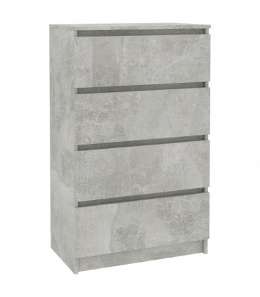 Sideboard Concrete Grey 60x35x98.5 cm Engineered Wood