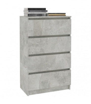 Sideboard Concrete Grey 60x35x98.5 cm Engineered Wood