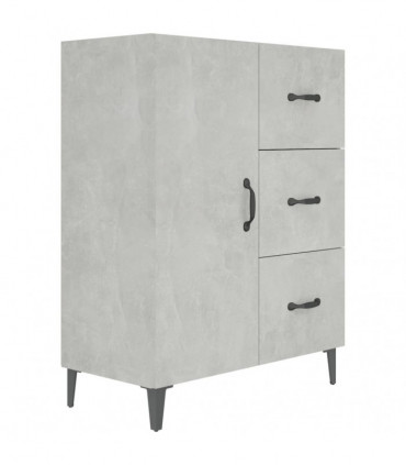Sideboard Concrete Grey 69.5x34x90 cm Engineered Wood