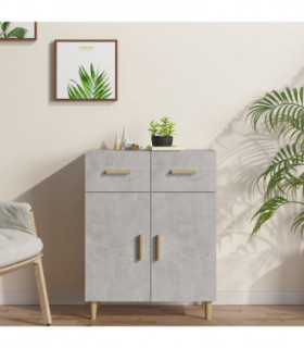 Sideboard Concrete Grey 69.5x34x90 cm Engineered Wood