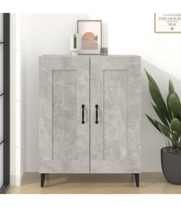 Sideboard Concrete Grey 69.5x34x90 cm Engineered Wood