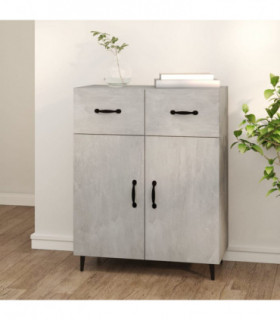 Sideboard Concrete Grey 69.5x34x90 cm Engineered Wood