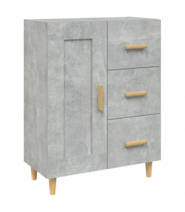 Sideboard Concrete Grey 69.5x34x90 cm Engineered Wood