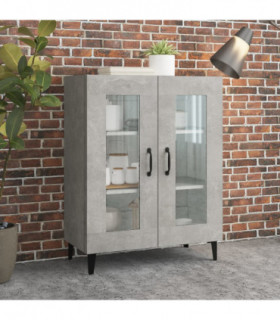 Sideboard Concrete Grey 69.5x34x90 cm Engineered Wood