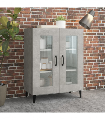 Sideboard Concrete Grey 69.5x34x90 cm Engineered Wood