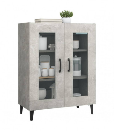 Sideboard Concrete Grey 69.5x34x90 cm Engineered Wood