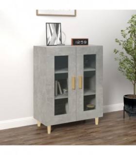 Sideboard Concrete Grey 69.5x34x90 cm Engineered Wood