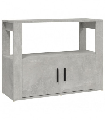 Sideboard Concrete Grey 80x30x60 cm Engineered Wood
