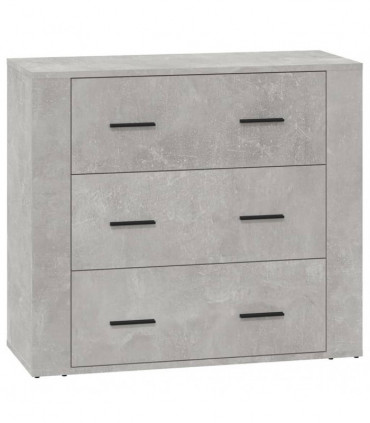 Sideboard Concrete Grey 80x33x70 cm Engineered Wood