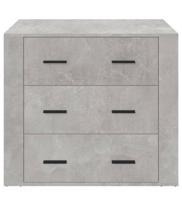 Sideboard Concrete Grey 80x33x70 cm Engineered Wood
