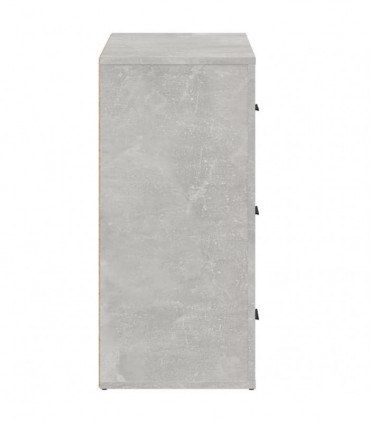 Sideboard Concrete Grey 80x33x70 cm Engineered Wood
