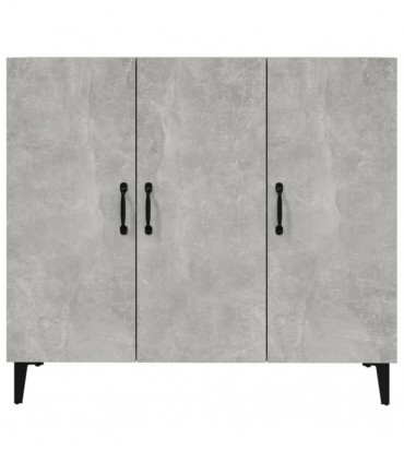 Sideboard Concrete Grey 90x34x80 cm Engineered Wood