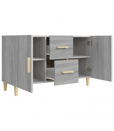 Sideboard Grey Sonoma 100x36x60 cm Engineered Wood