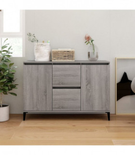 Sideboard Grey Sonoma 104x35x70 cm Engineered Wood